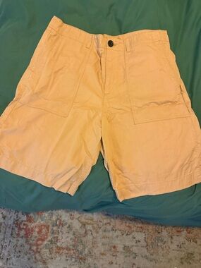 COS Tan Linen Shorts